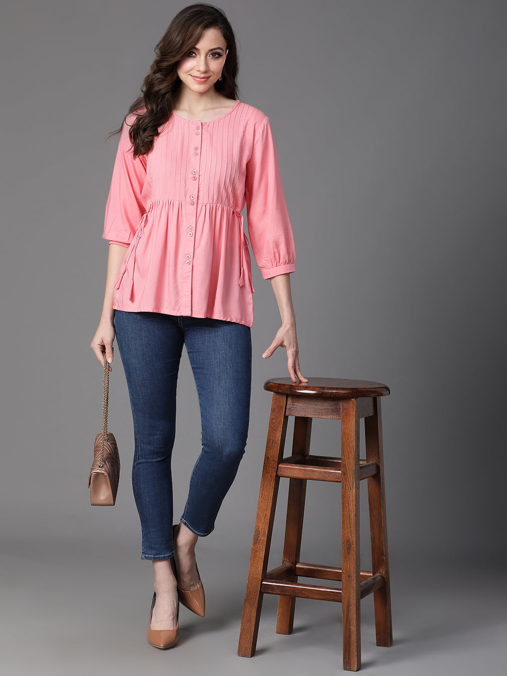 Premium Rayon  Women Short Kurti