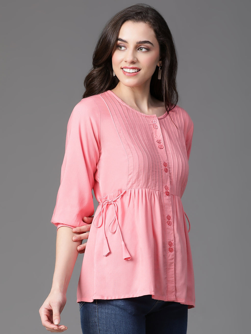 Premium Rayon  Women Short Kurti